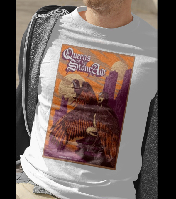 Queens Of The Stone Age Hellfest 2024 Mythical Infernopolis T-Shirt