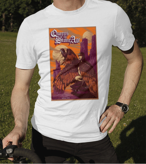 Queens Of The Stone Age Hellfest 2024 Mythical Infernopolis T-Shirt