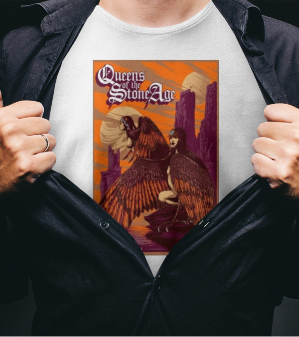 Queens Of The Stone Age Hellfest 2024 Mythical Infernopolis T-Shirt