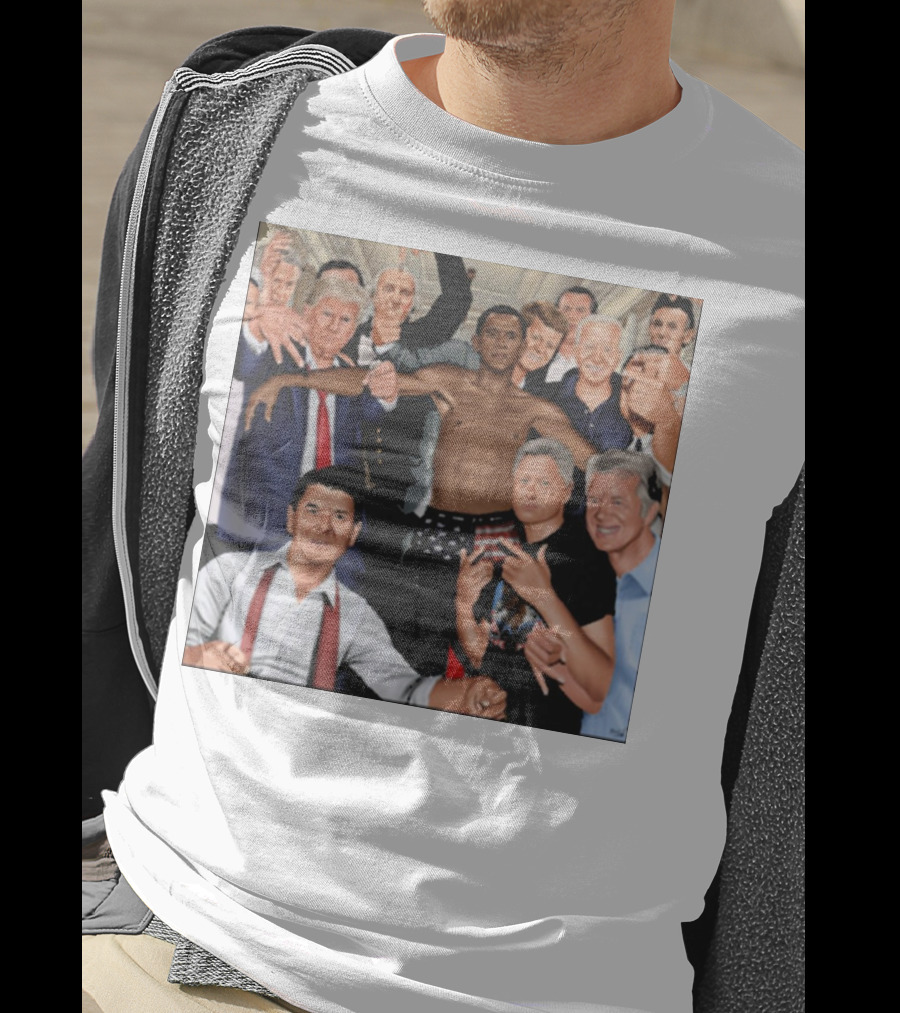 The Wright Artist Glory Boyz U.S. Political Leaders Group Photo T-Shirt
