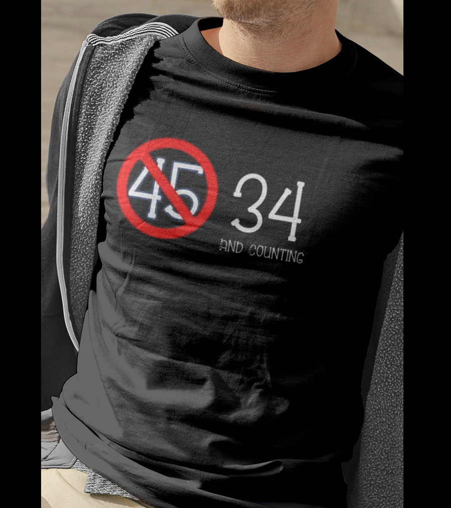 No 45 34 And Counting T-Shirt