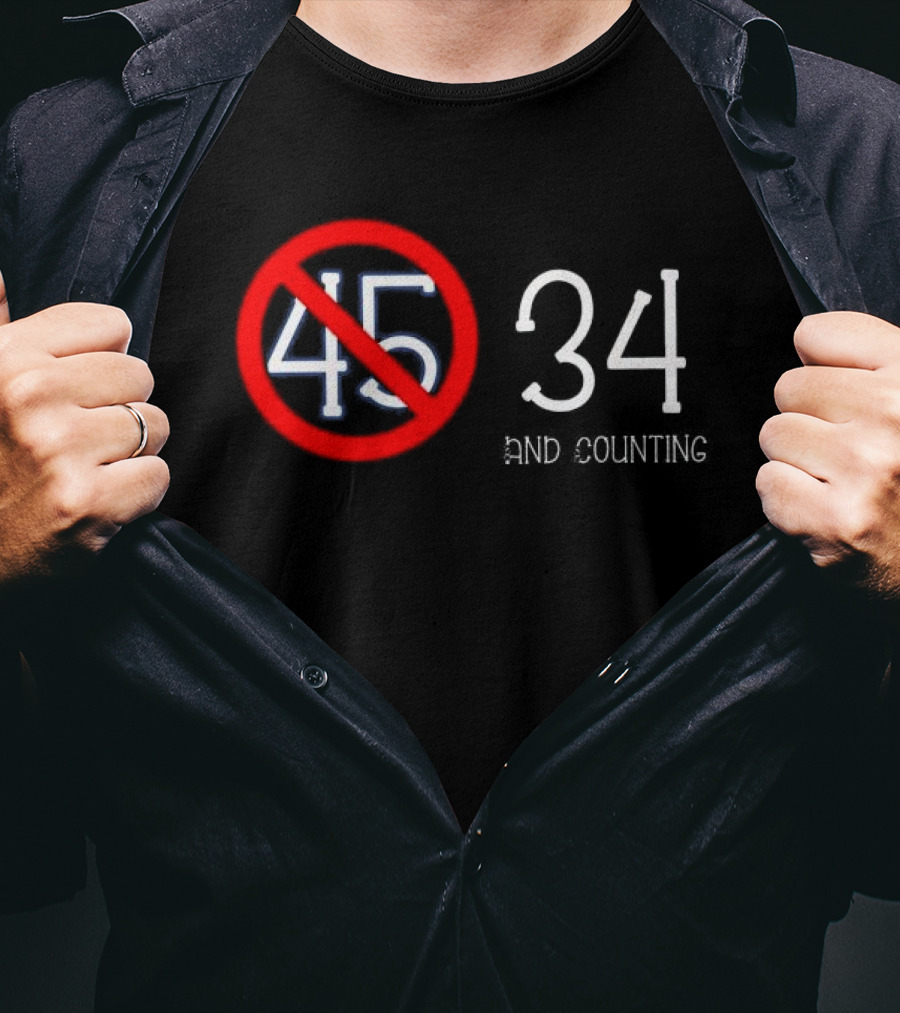No 45 34 And Counting T-Shirt