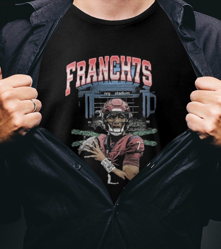 Houston Texans CJ Stroud Franchise 7 NRG Stadium Tomorrow’s Retro T-Shirt