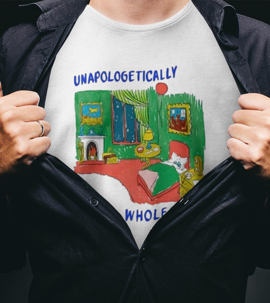 Unapologetically Wholesome Cozy Bedroom Scene T-Shirt