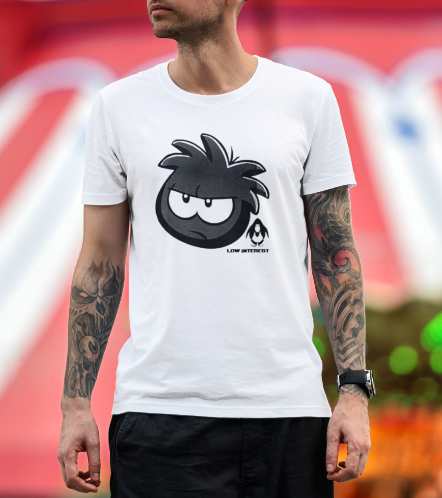 Club Penguin Low Interest Grumpy Puffle with Penguin T-Shirt