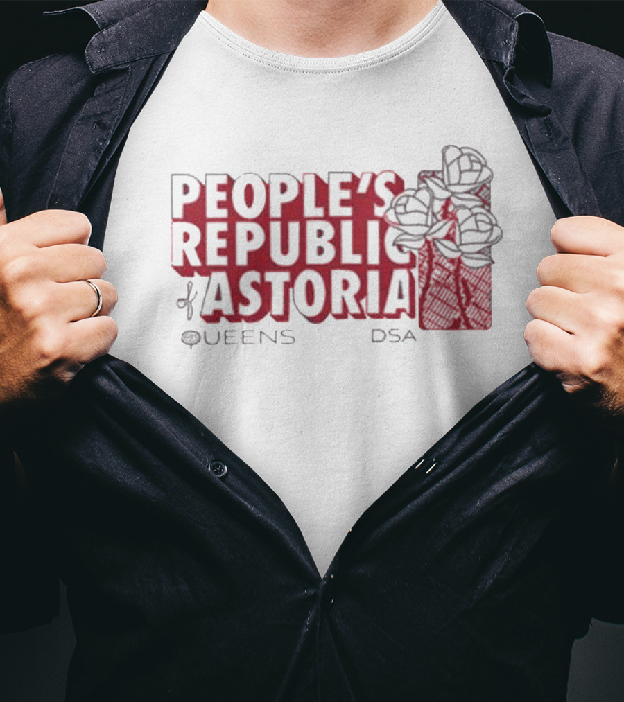 People’s Republic Of Astoria Queens DSA Roses T-Shirt
