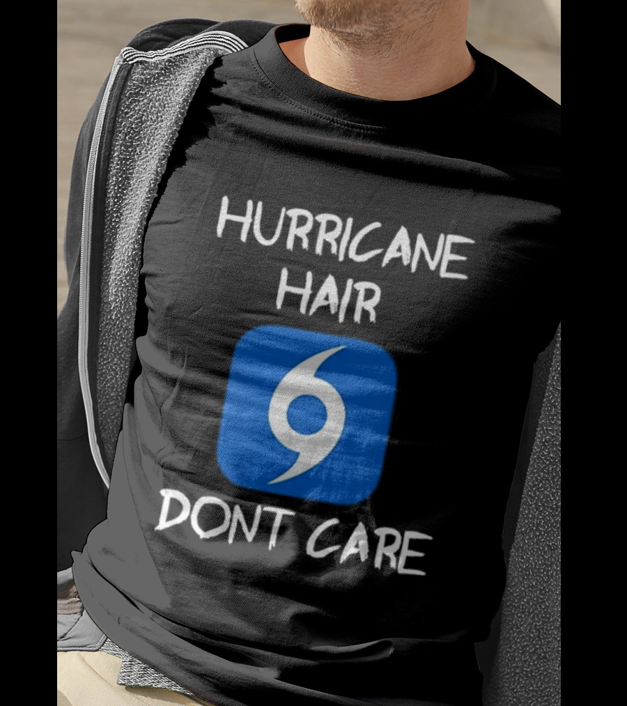 Hurricane Hair Don't Care Blue T-Shirt