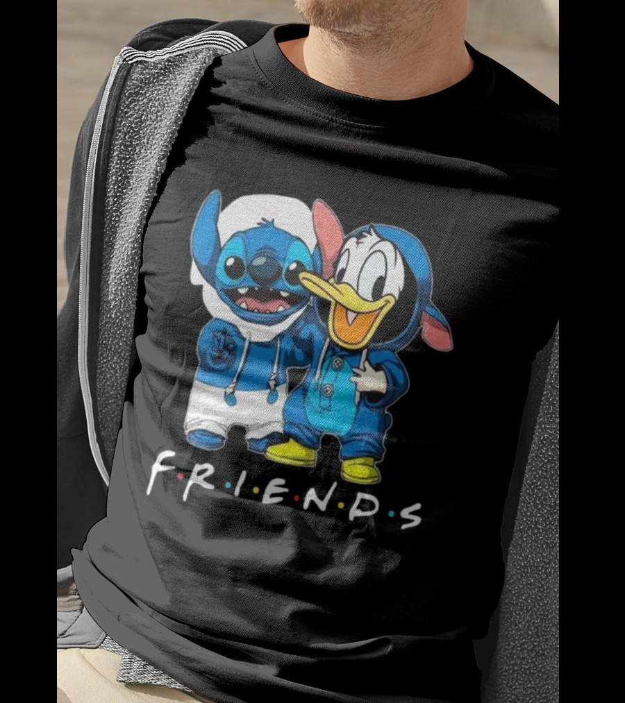 Friends Stitch And Donald Duck Disney Best Friends For Life T-Shirt