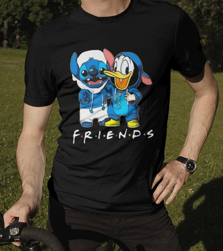 Friends Stitch And Donald Duck Disney Best Friends For Life T-Shirt