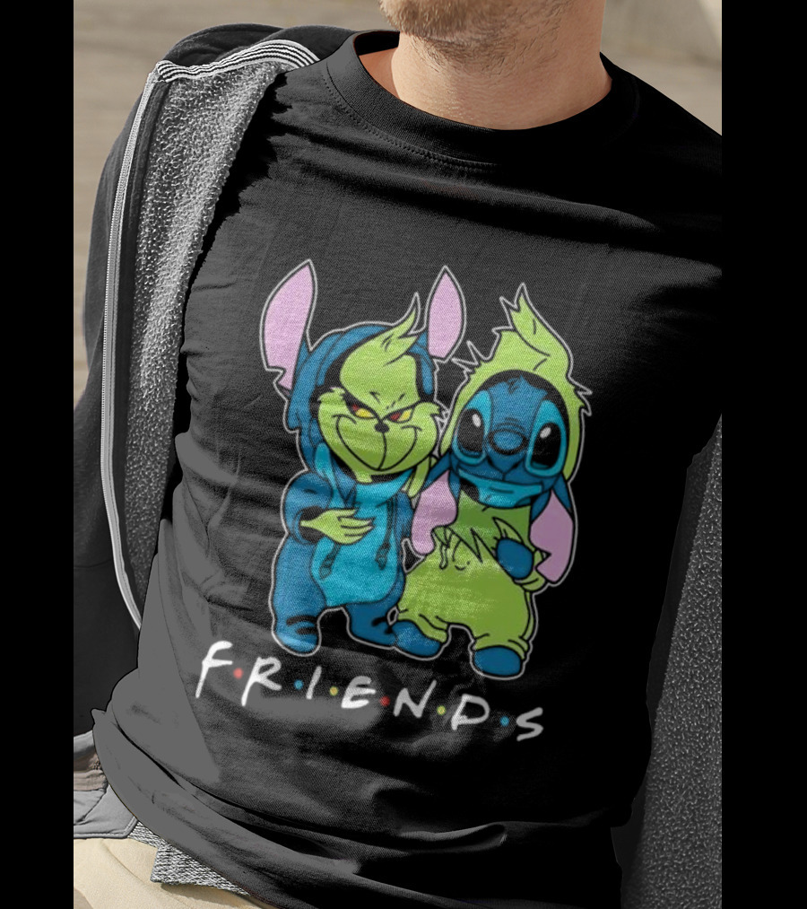 Stitch And Grinch Disney Friends Best Friends For Life T-Shirt