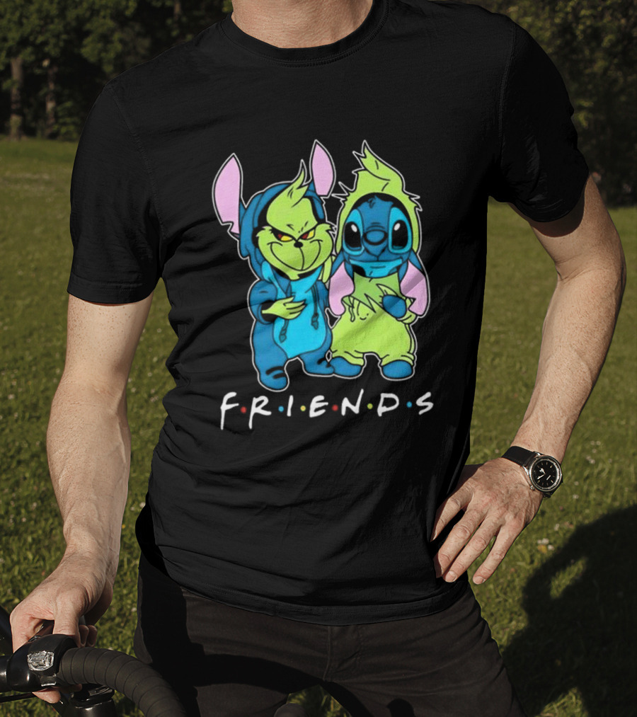 Stitch And Grinch Disney Friends Best Friends For Life T-Shirt