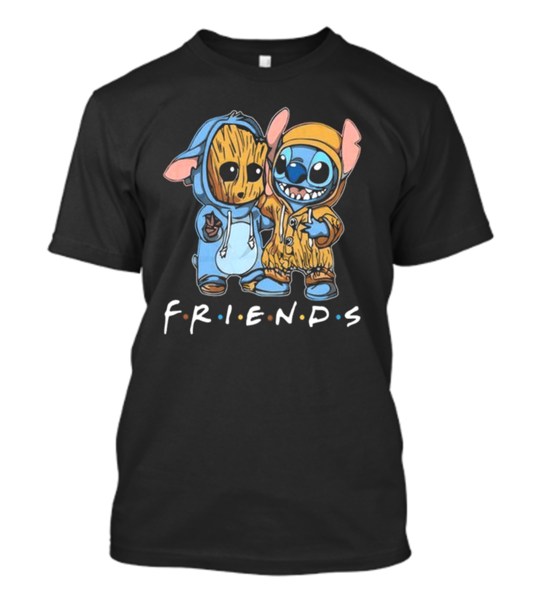Stitch And Groot Disney Marvel Friends Best Buddies T-Shirt