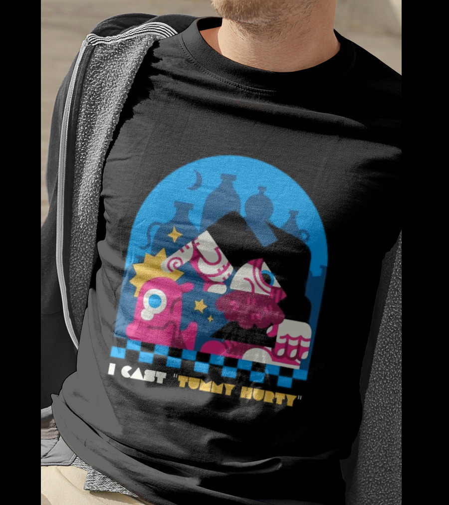 I Cast Tummy Hurty The Forbidden Spell Potion Bottles Stars T-Shirt