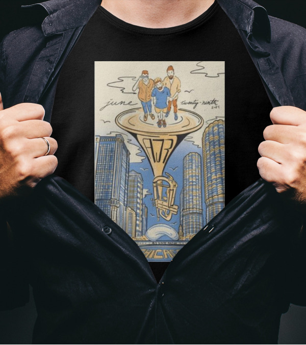 June Twenty-Ninth 2024 AJR In Chicago At Allstate Arena T-Shirt