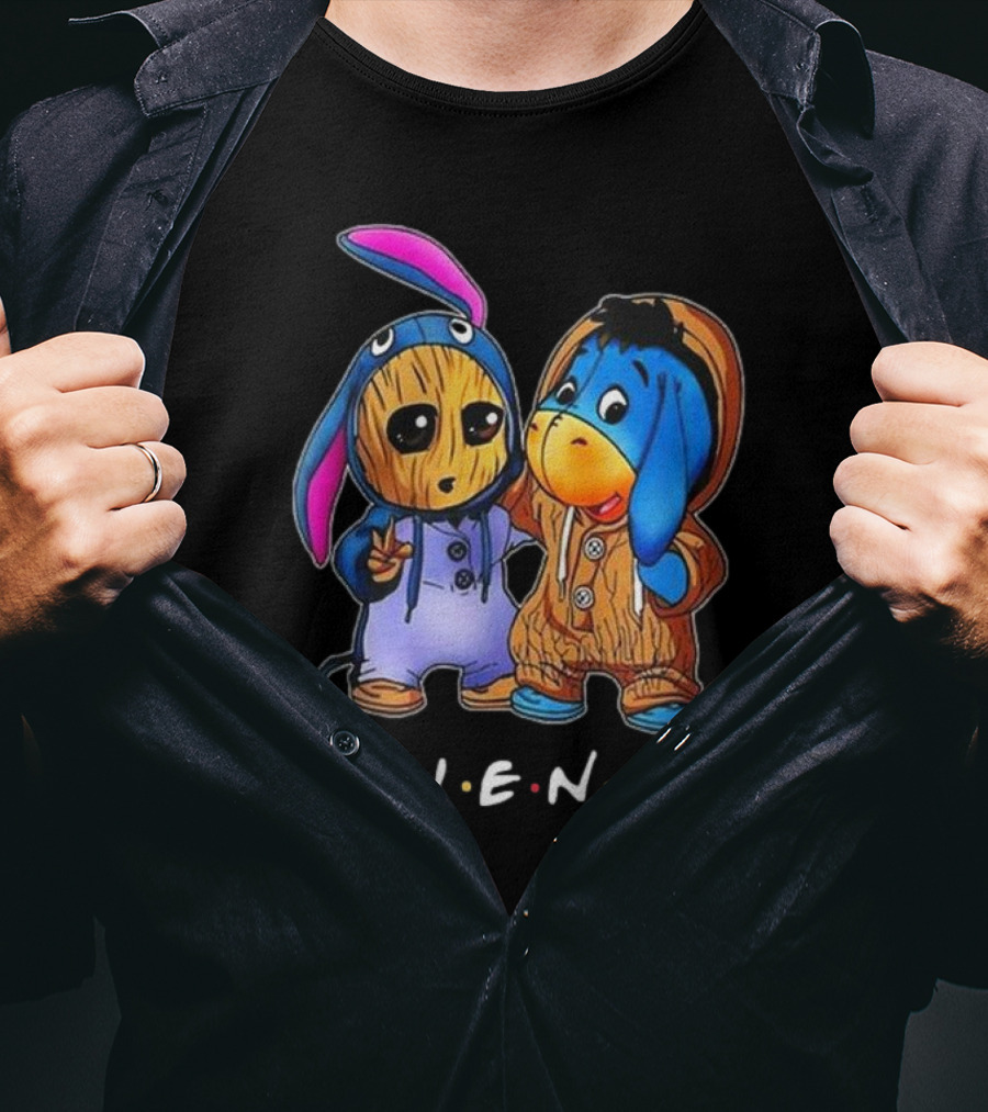 Groot Eeyore Friends Best Buddies Forever T-Shirt