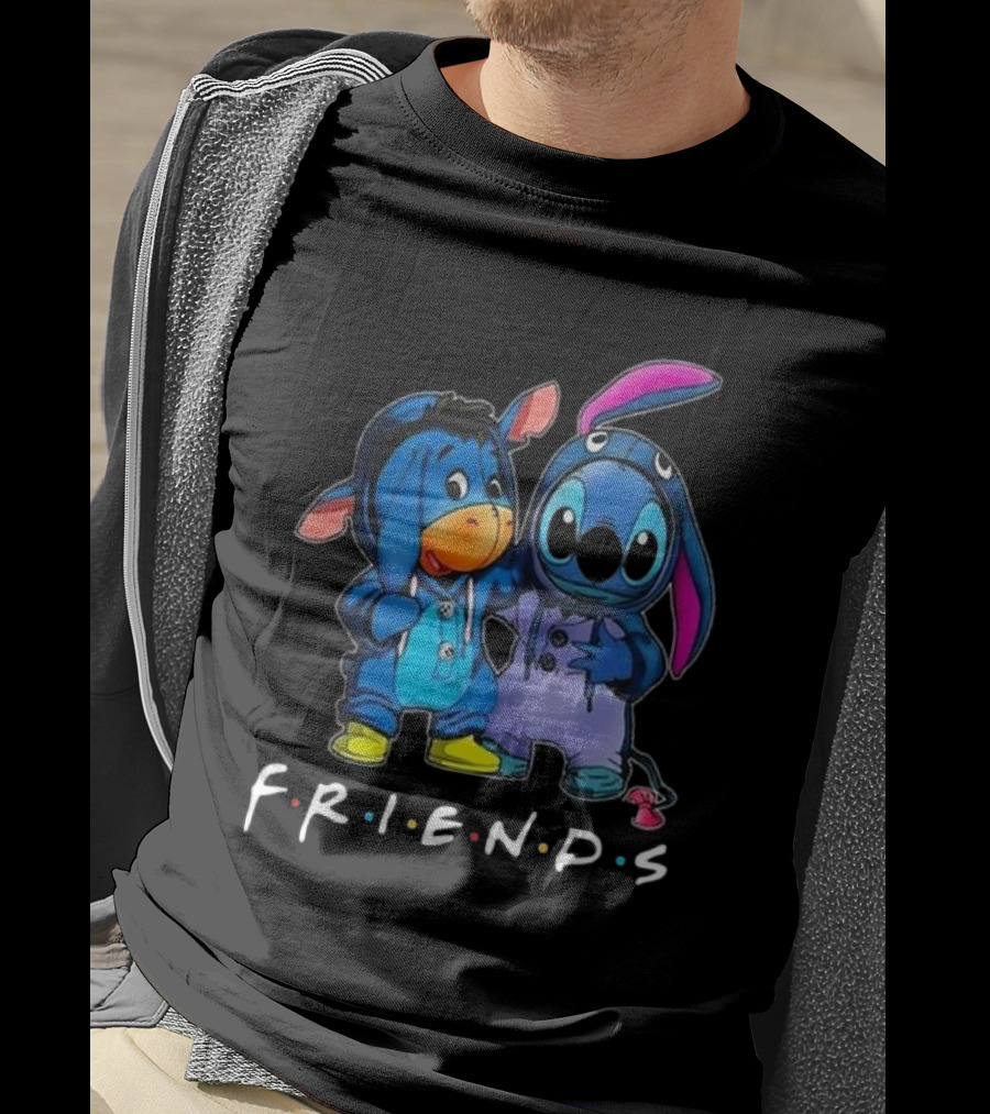 Eeyore Stitch Best Friends For Life F.R.I.E.N.D.S T-Shirt