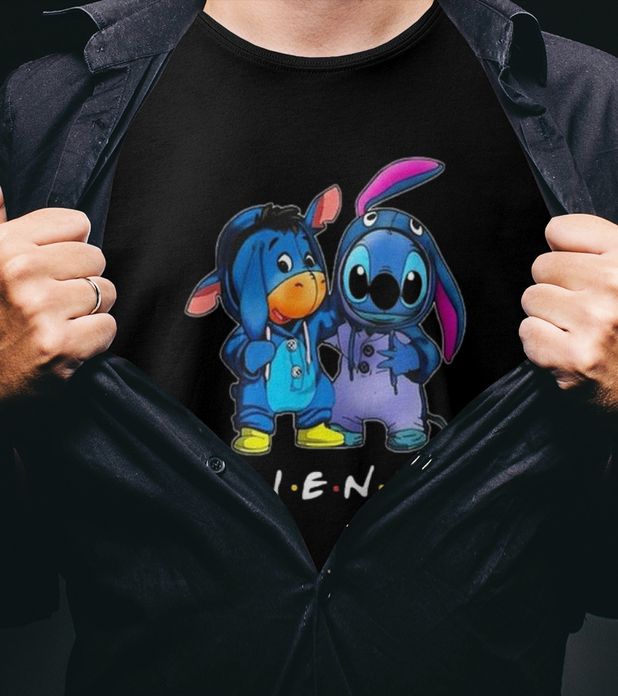 Eeyore Stitch Best Friends For Life F.R.I.E.N.D.S T-Shirt