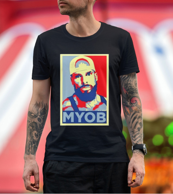 Premium T-Shirt: Joey Swoll MYOB Motivational T-Shirt Joey Swoll MYOB Motivational T-Shirt