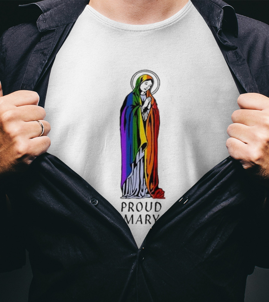 Proud Mary With Rainbow Pride Flag Colors T-Shirt