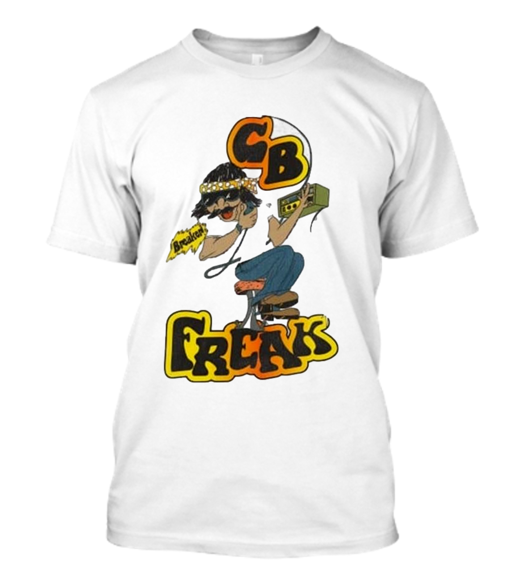 CB FREAK Breaker Trucker CB Radio Enthusiast T-Shirt