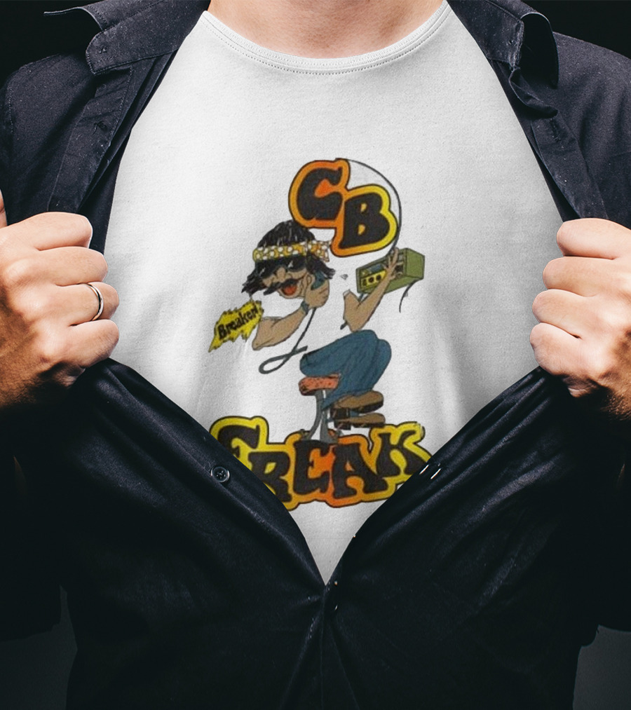 CB FREAK Breaker Trucker CB Radio Enthusiast T-Shirt