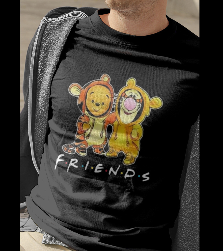 Winnie The Pooh Friends Tigger Style Hoodie Pals T-Shirt