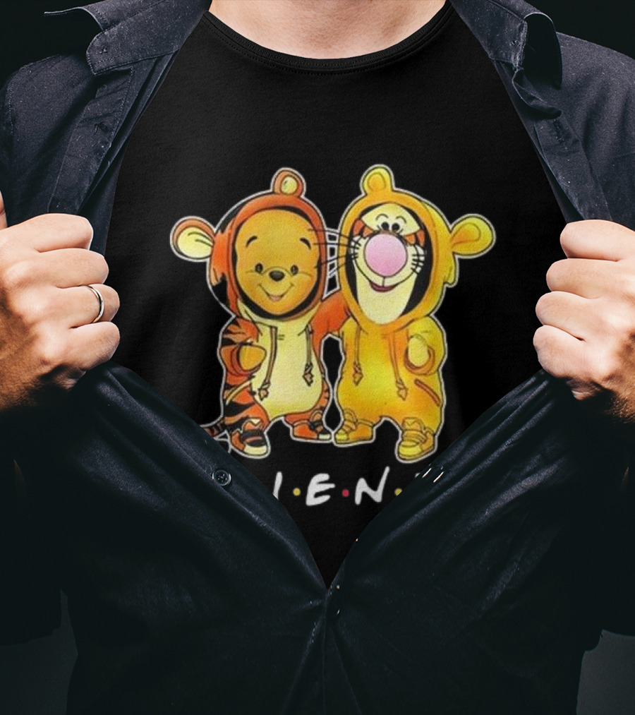 Winnie The Pooh Friends Tigger Style Hoodie Pals T-Shirt