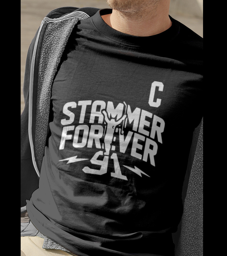 Stammer Forever 91 Hockey Captain Tribute Thank You Stammer T-Shirt