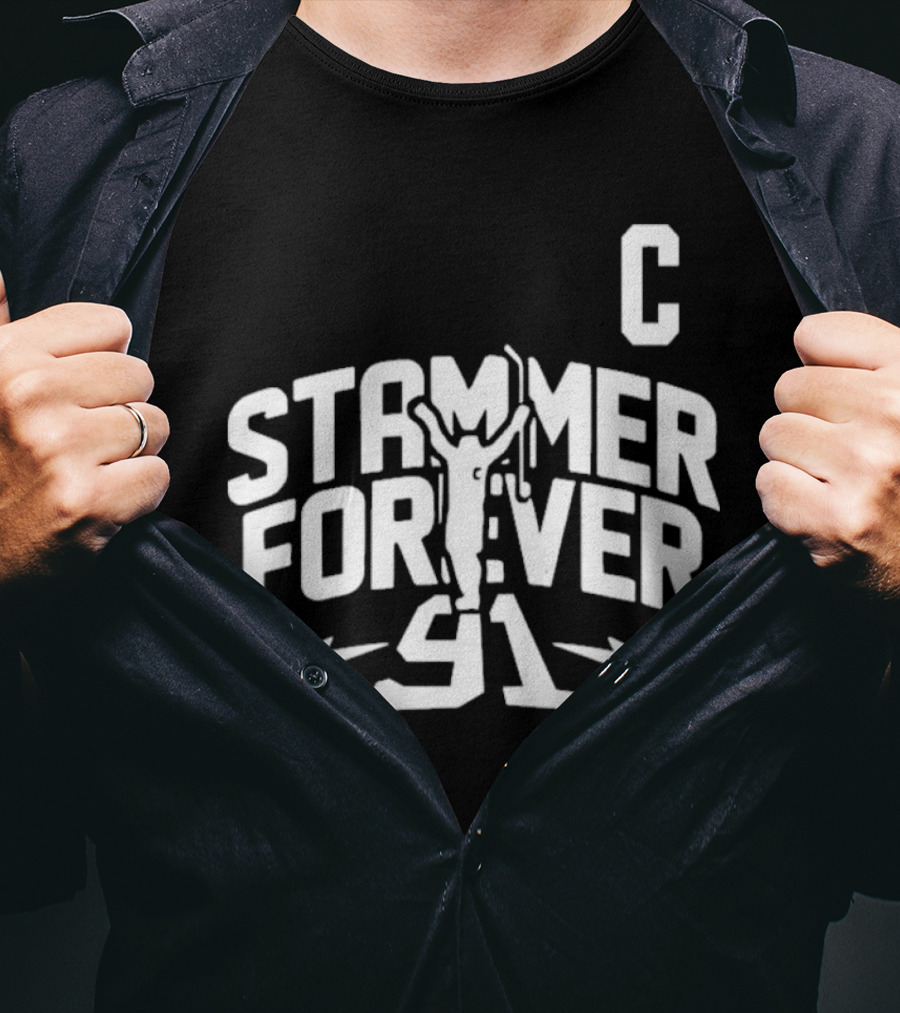 Stammer Forever 91 Hockey Captain Tribute Thank You Stammer T-Shirt