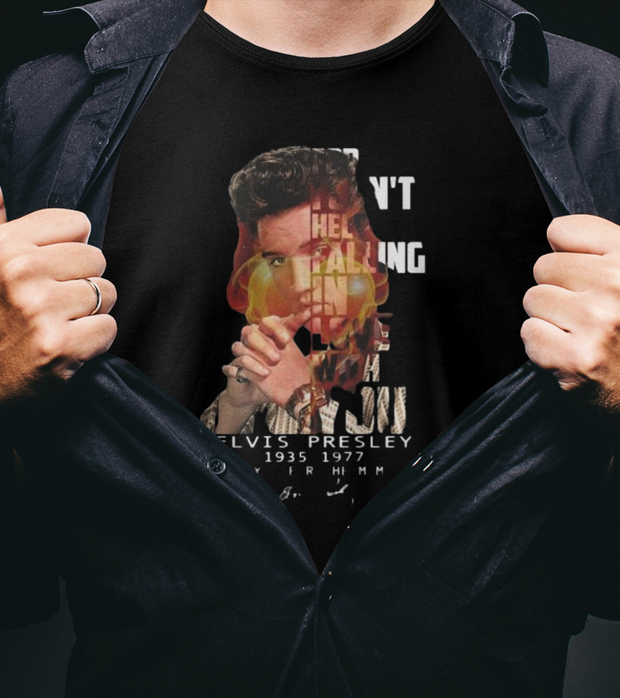 Can’t Help Falling In Love Elvis Presley 1935-1977 Thank You For The Memories T-Shirt