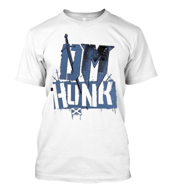 DM Hunk Sword Elements Drew Mcintyre Ringer T-Shirt