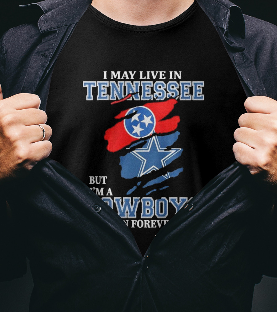 Tennessee Resident Dallas Cowboys Fan Forever NFL Loyalty T-Shirt