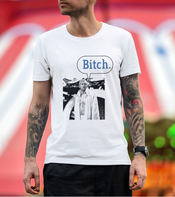 Premium T-Shirt: Kazuchika Okada Speech Bubble Bitch T-Shirt Kazuchika Okada Speech Bubble Bitch T-Shirt
