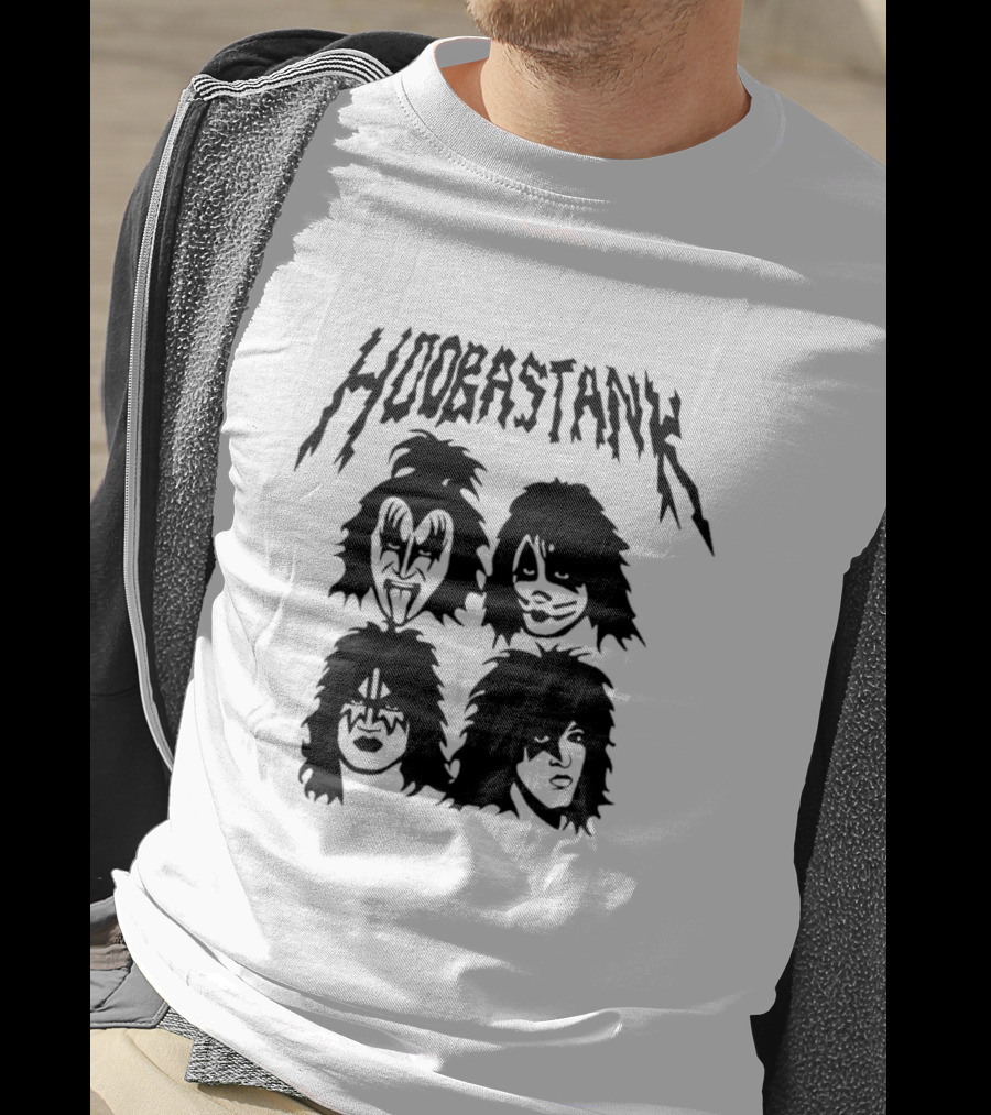 Hoobastank Meets Kiss Makeup Rock T-Shirt