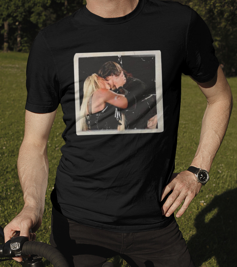 Liv Morgan Dominik Mysterio Candid Kiss Moment T-Shirt