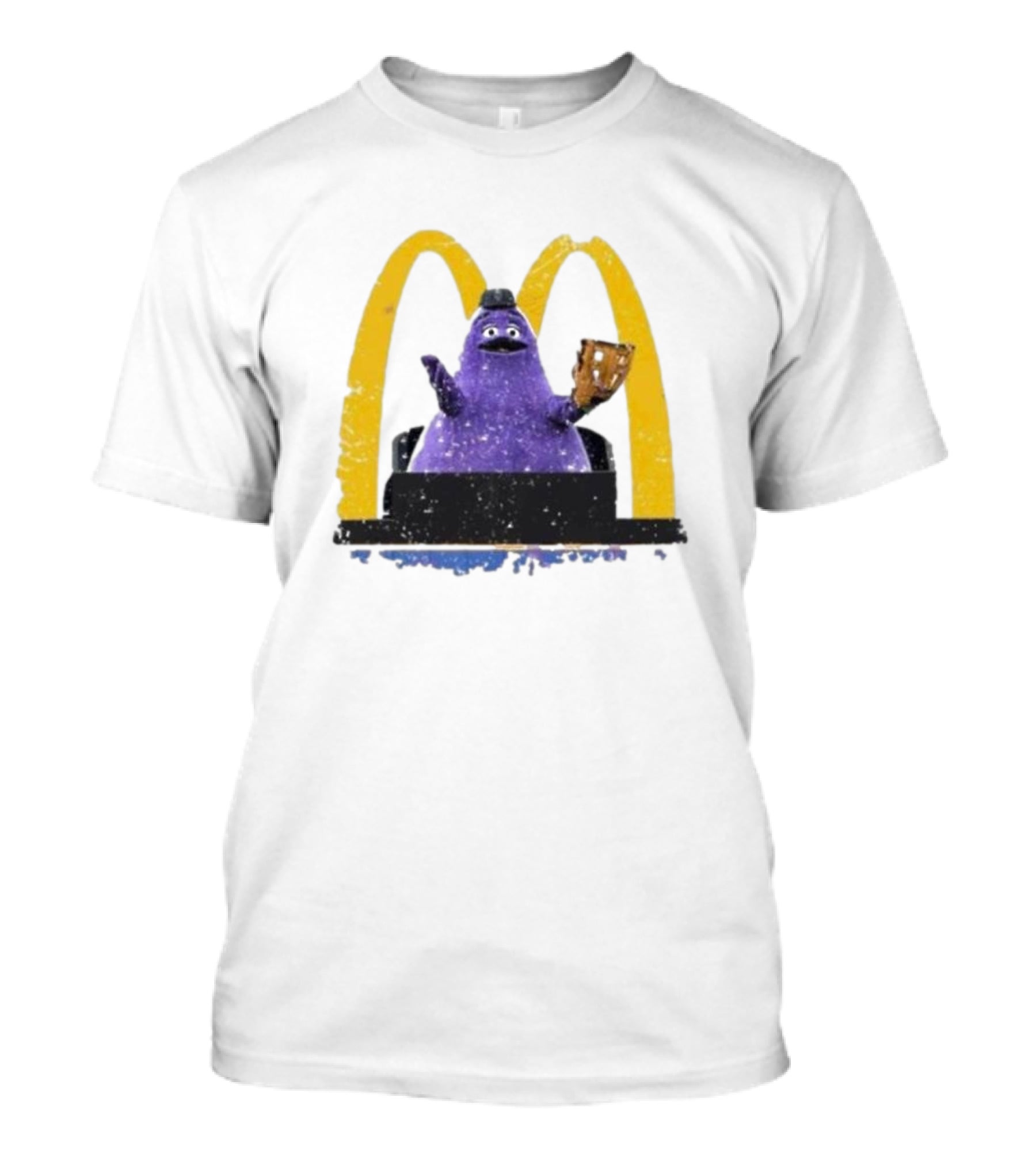 New York Mets The Grimace McDonald's Baseball Crossover T-Shirt