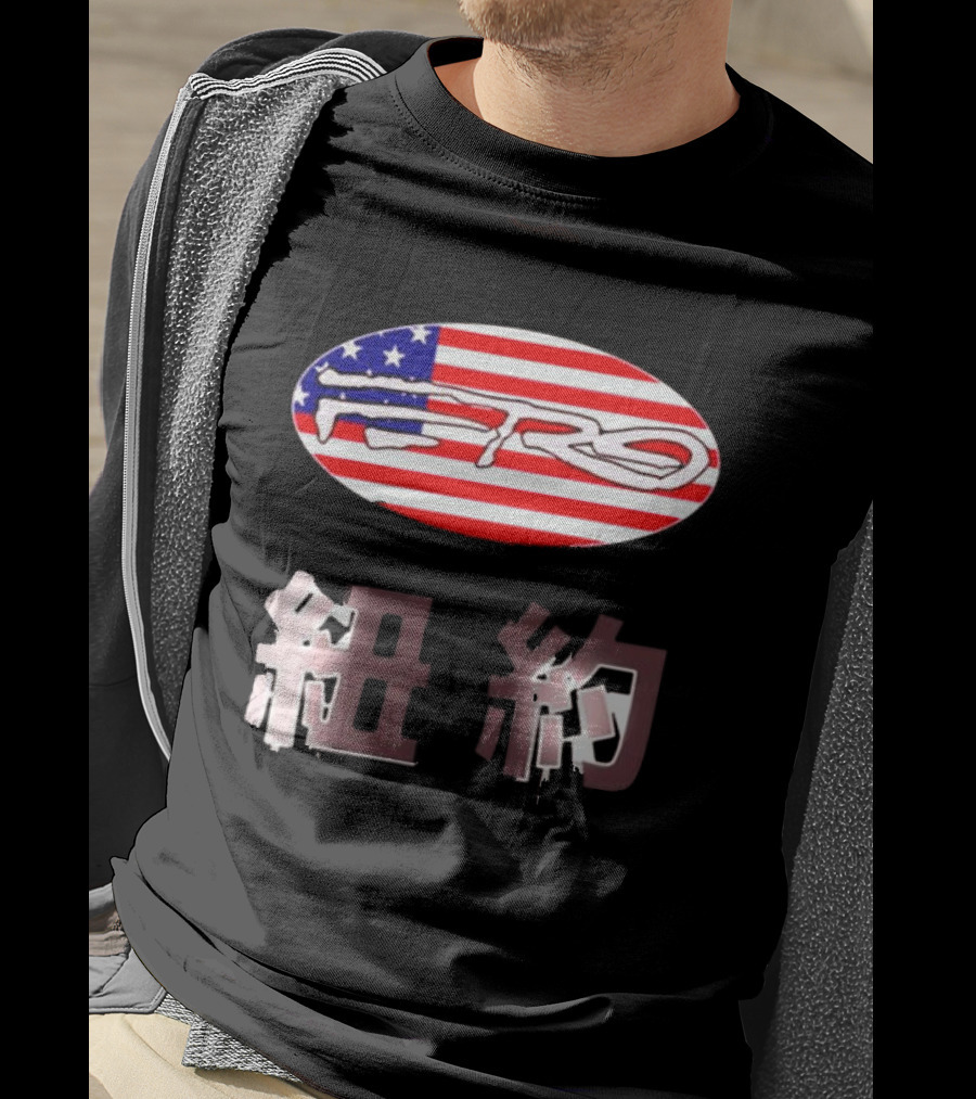 Awake NY Ferg American Flag Oval Logo T-Shirt