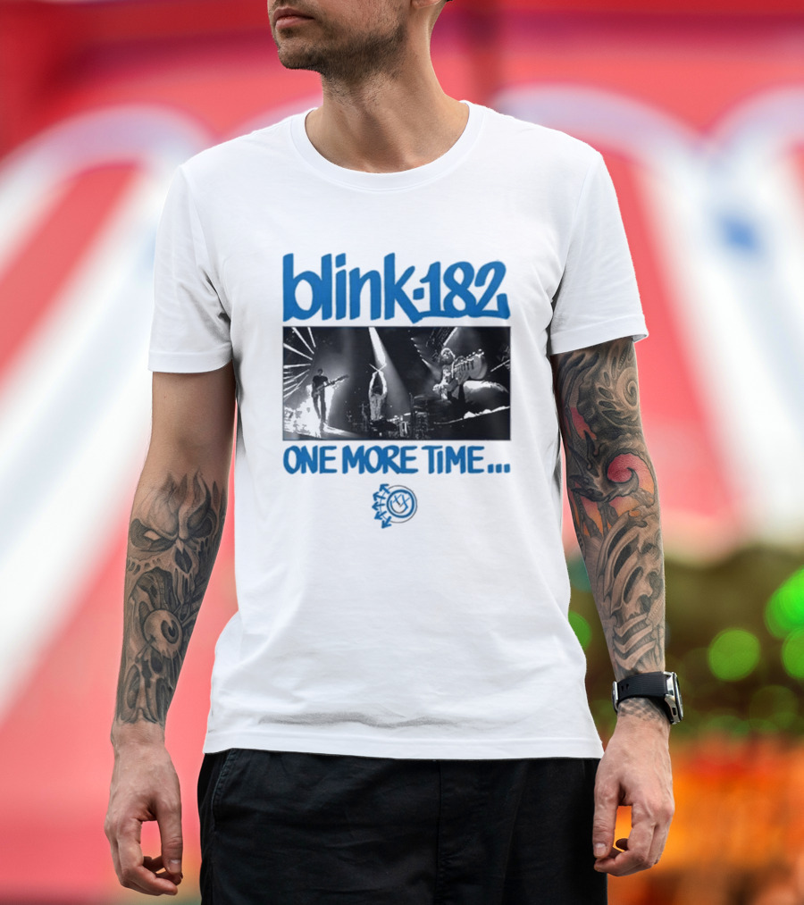 Blink-182 One More Time Concert Photo T-Shirt
