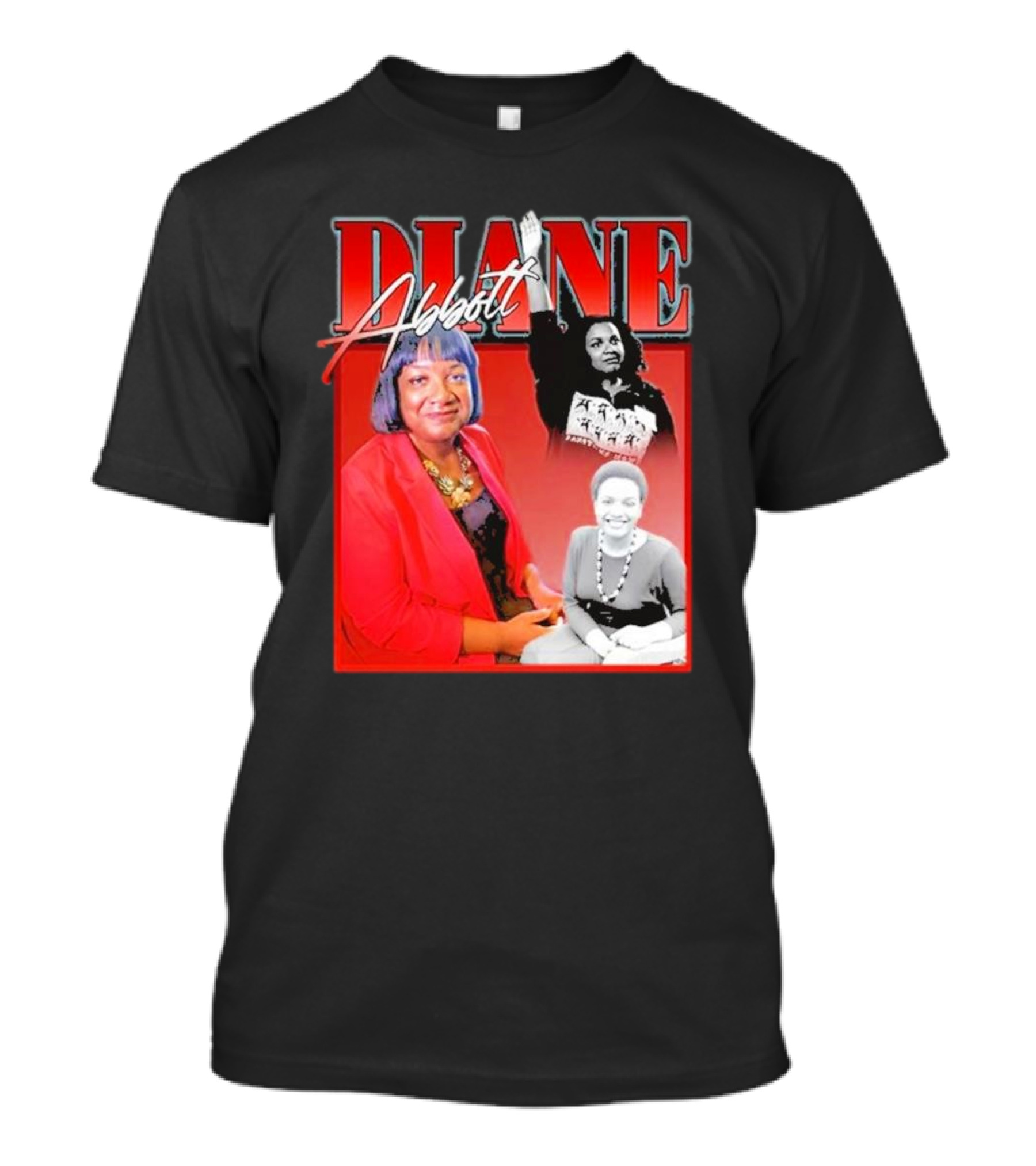 Diane Abbott Empowerment Portrait Collage T-Shirt