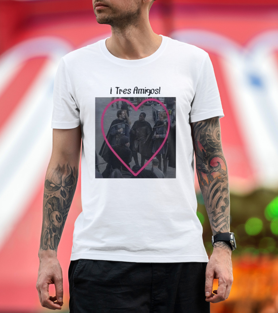 Martyn Reyne I Tres Amigos Aegon’s Friends Heart Scene T-Shirt