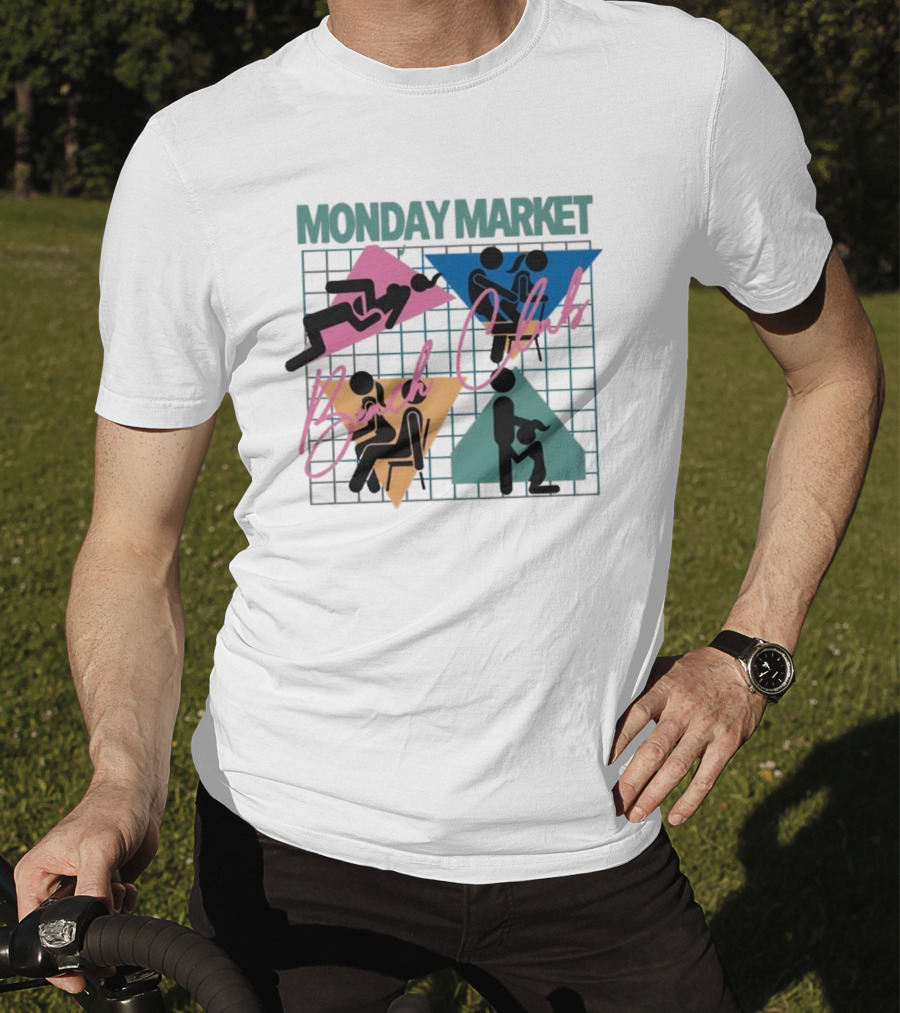 Monday Market Beach Club Geometric Leisure T-Shirt