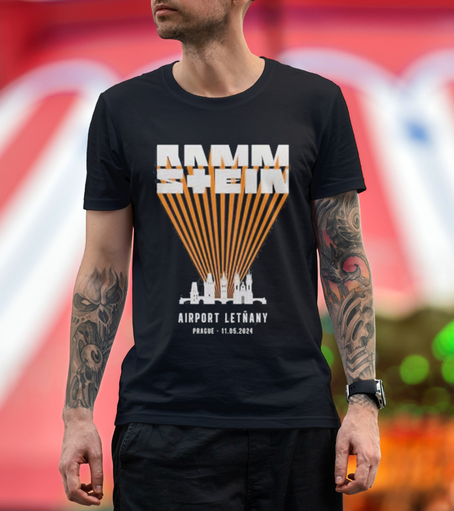 Rammstein Concert Airport Letnany Prague 11.05.2024 T-Shirt