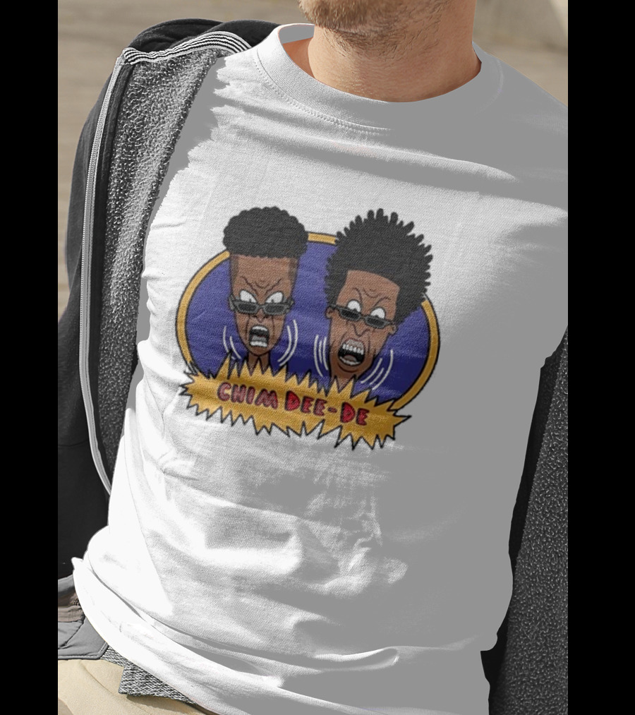 Chim Dee-De Beavis And Butt-Head Cartoon Characters With Bold Expressions T-Shirt