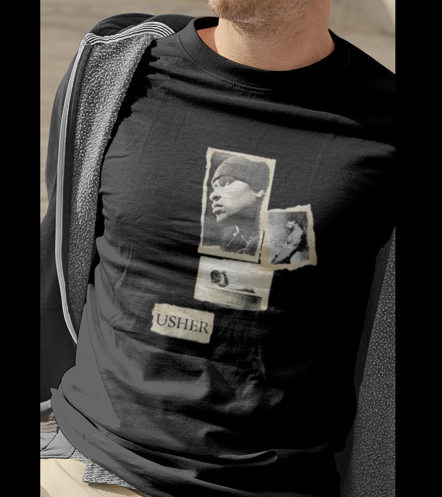 Usher Confessions Album Collage T-Shirt