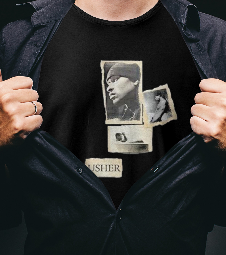 Usher Confessions Album Collage T-Shirt