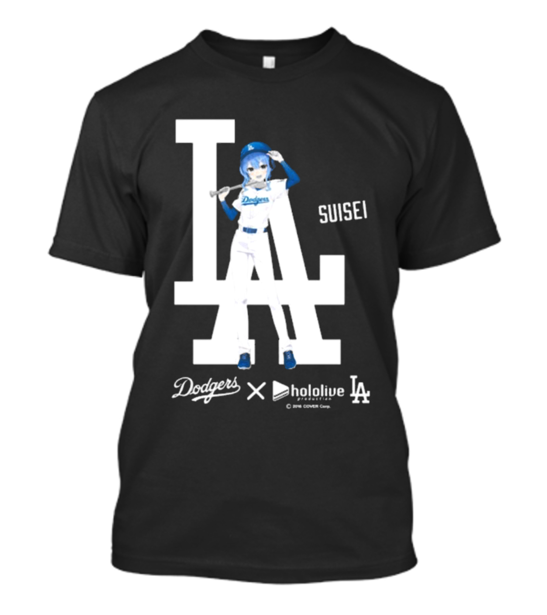 Dodgers X Hololive Suisei LA Collaboration T-Shirt