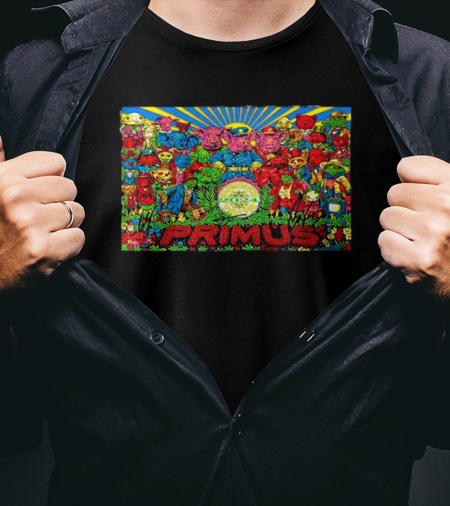 Primus Kaleidoscopic Creatures Summer Tour T-Shirt