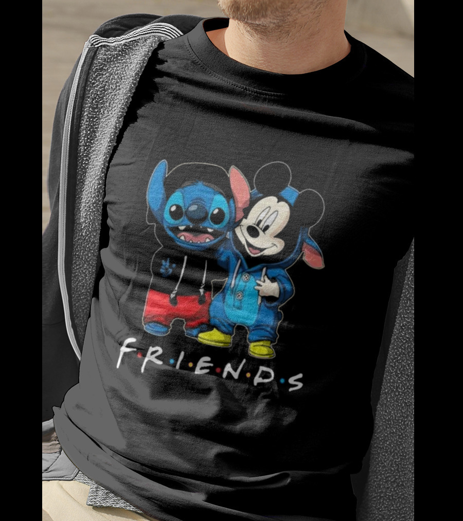 Stitch And Mickey Mouse Disney Friends Best Friends For Life T-Shirt