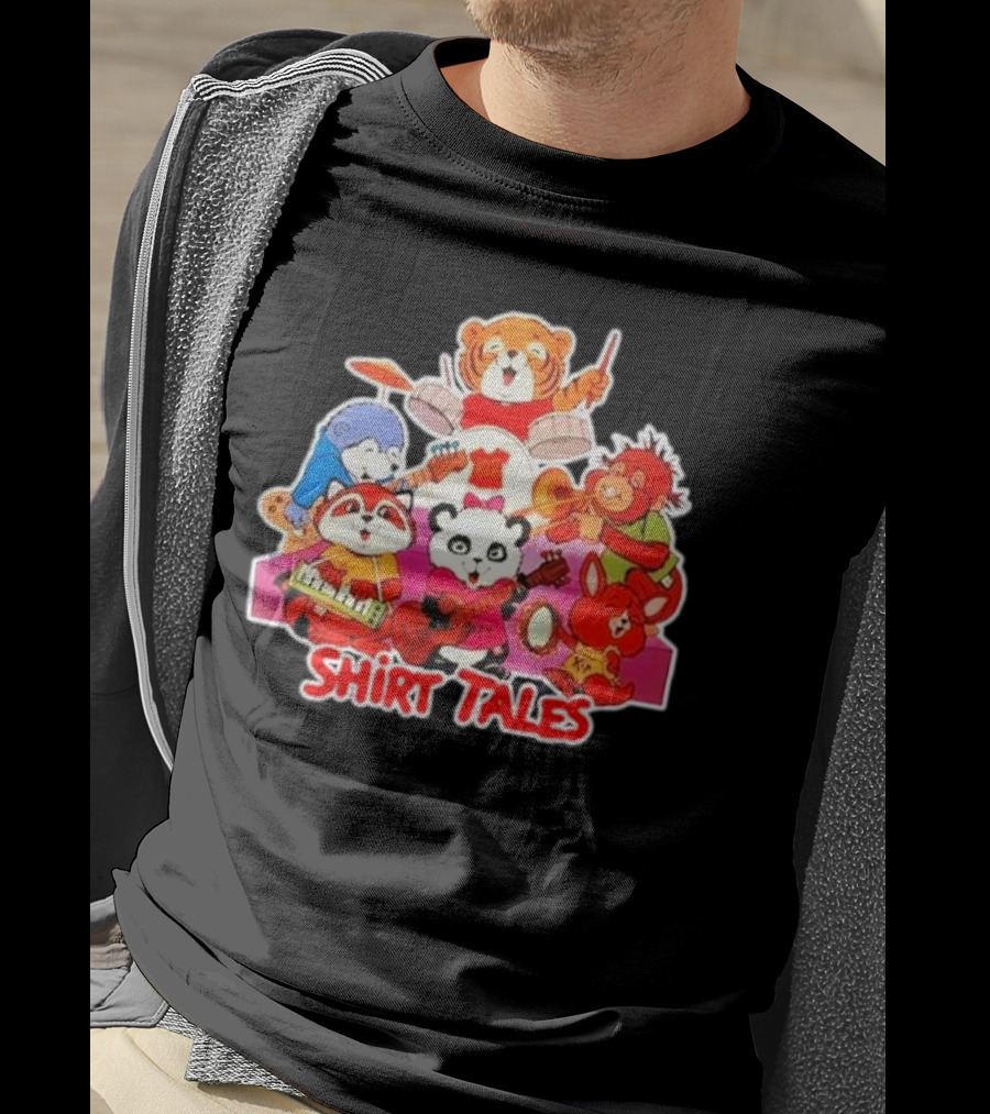 Shirt Tales Band Tribute Kids 80s Music Adventure T-Shirt