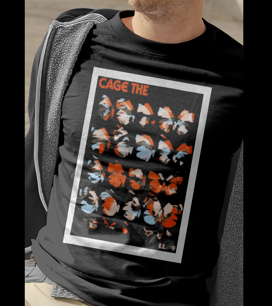 Cage The Elephant Butterfly Pattern Isleta Amphitheater Albuquerque July 9 T-Shirt